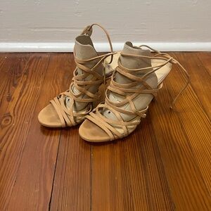 Gianni Bini Tan Strappy Sandals